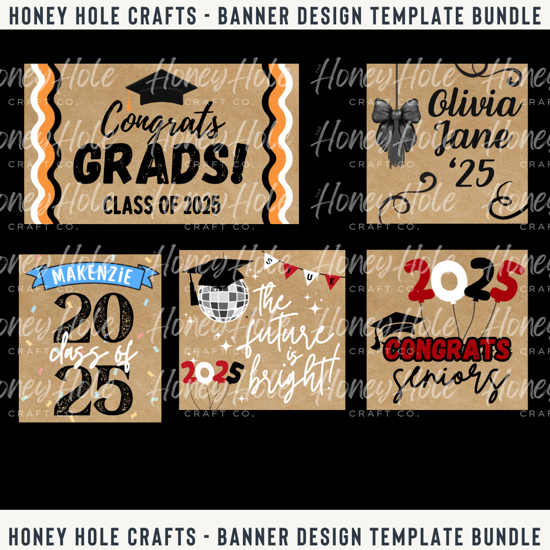 Graduation Mini Template Bundle