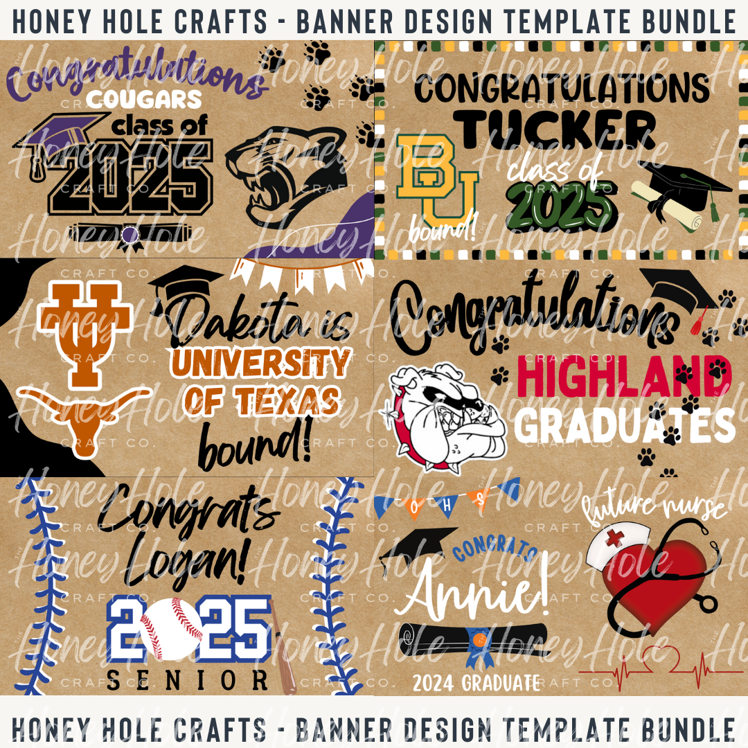 Graduation Mini Template Bundle