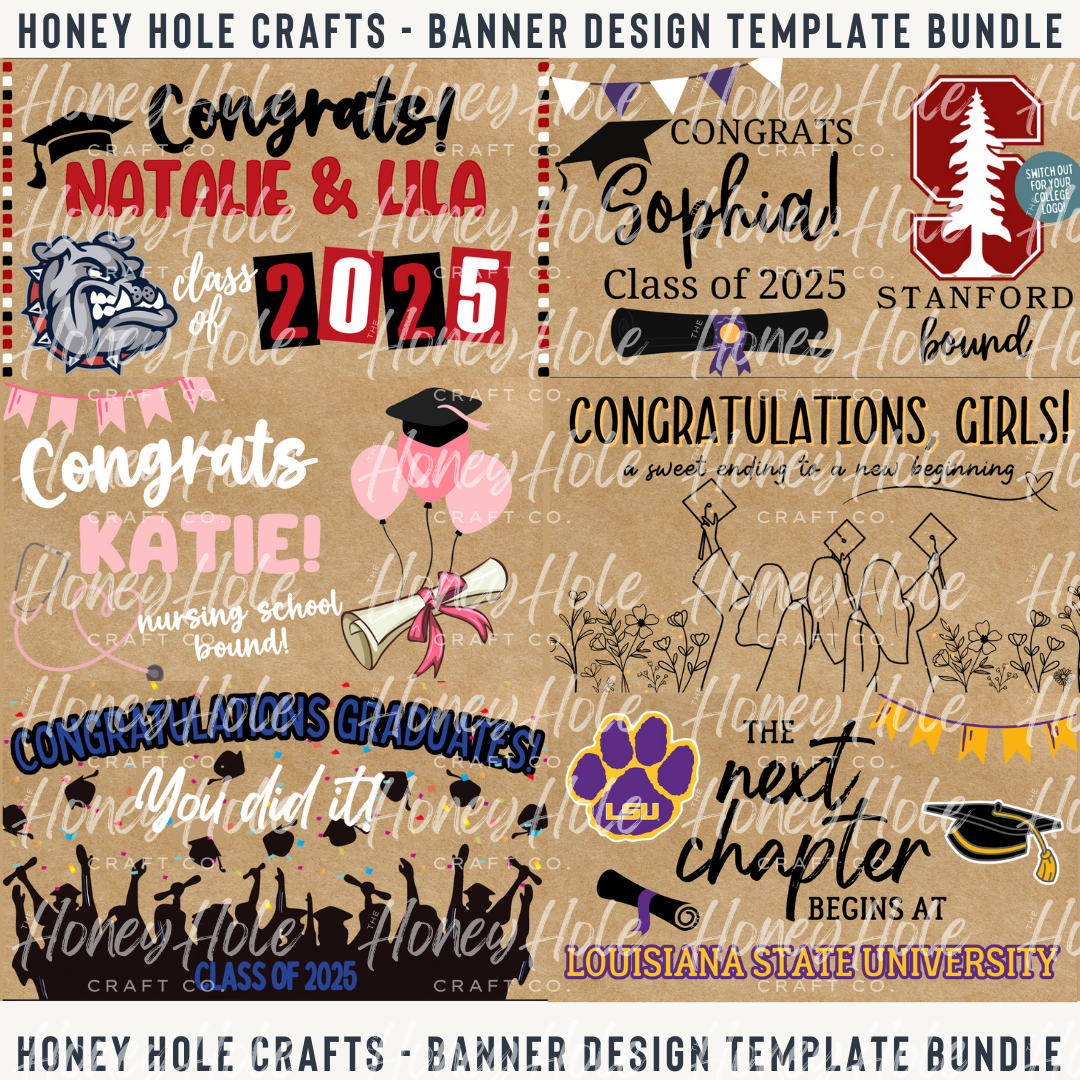 Graduation Mini Template Bundle
