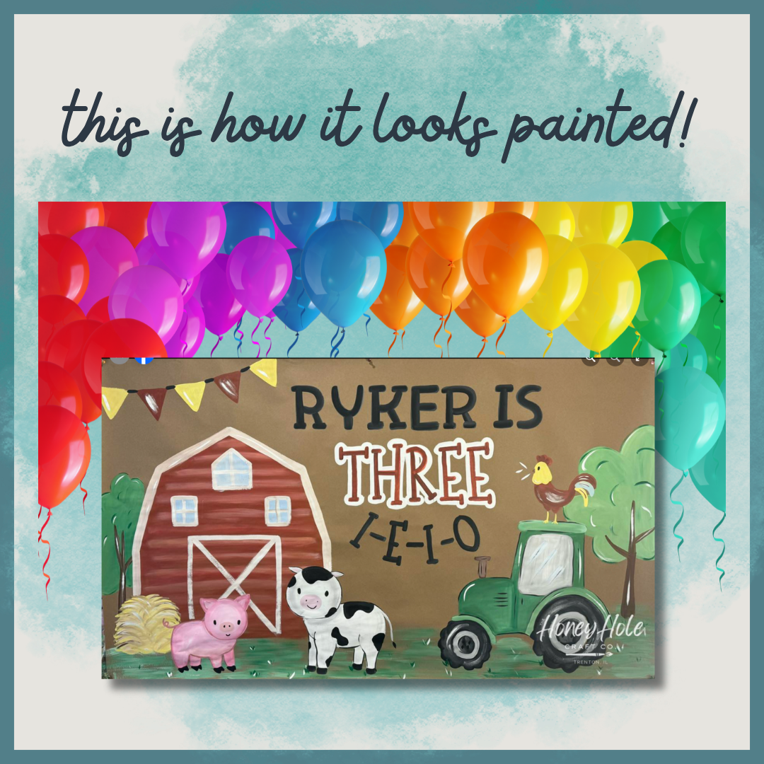 Farm Animals Birthday Template