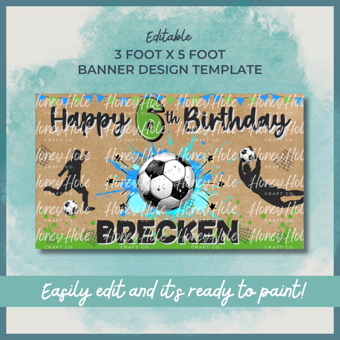 Soccer Birthday Template