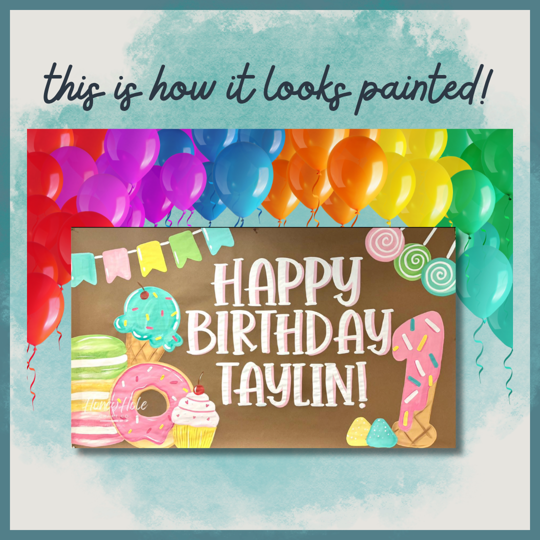 Sweets 2 Birthday Template