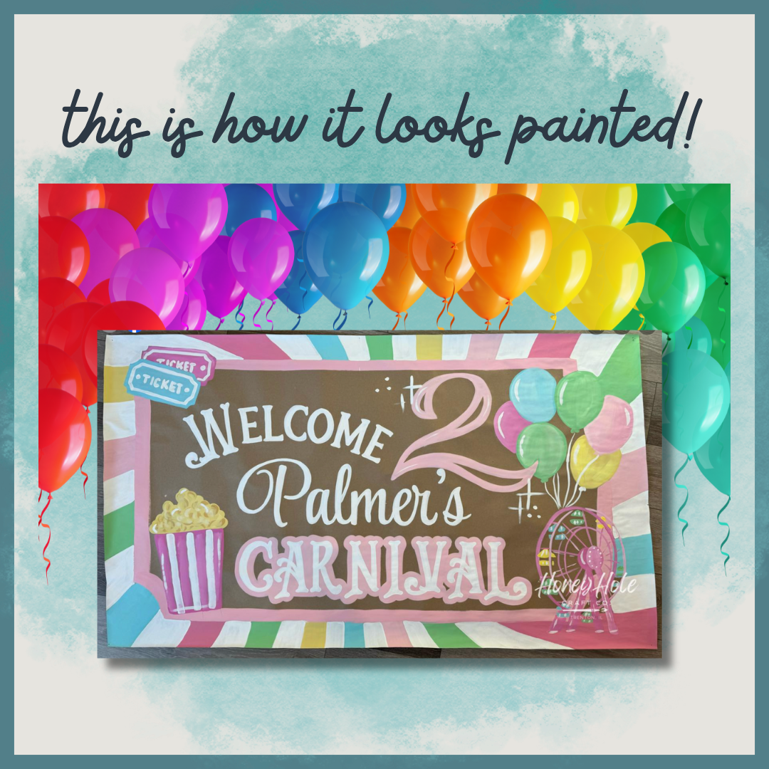 Girly Carnival Birthday Template