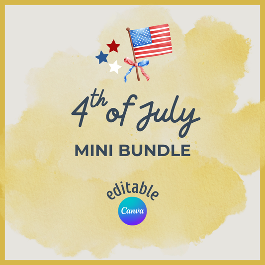 4th of July Mini Template Bundle