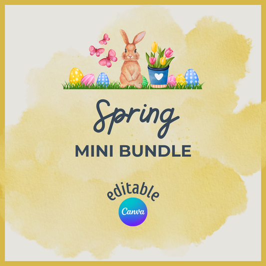 Spring Mini Template Bundle