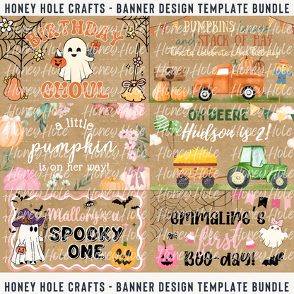 Fall/Halloween Mini Template Bundle