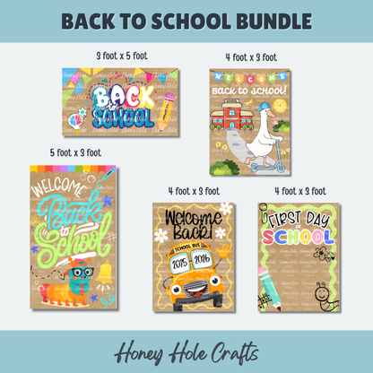 Back to School | First Day of School - Mini Template Bundle