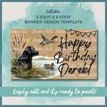 Duck Hunting Birthday Template
