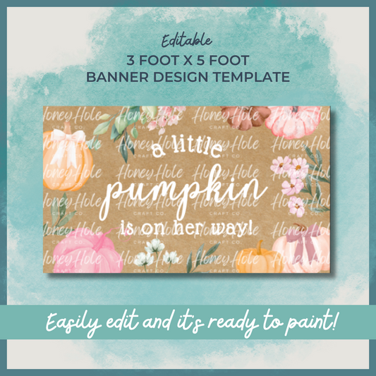 Pumpkin Baby Shower Template