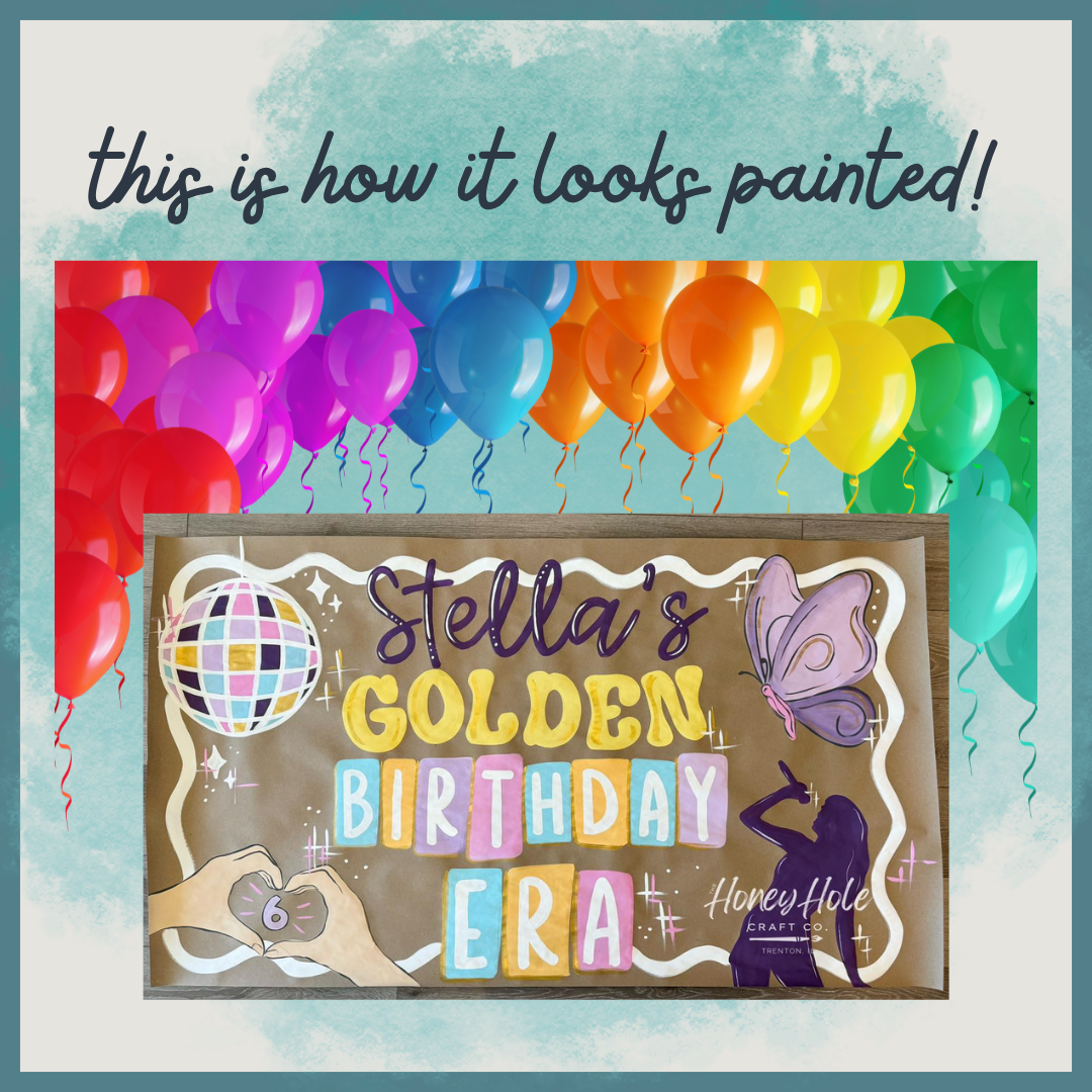 PopStar Golden Birthday Template